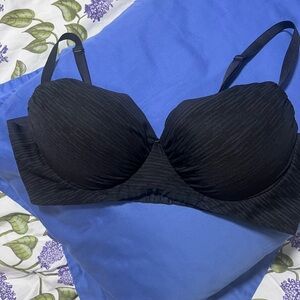 Leonisa Black Sculpting light Padded Bra with Subtle Texture under wire